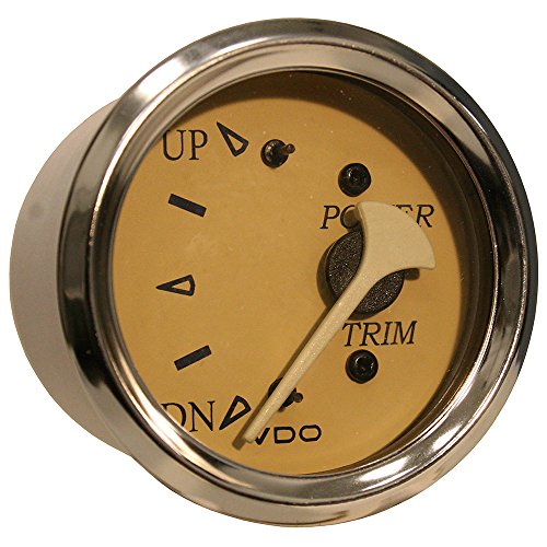 VDO Gauges 38212287 Vdo Allentare Teak Trim Gauge For Use With Mercury