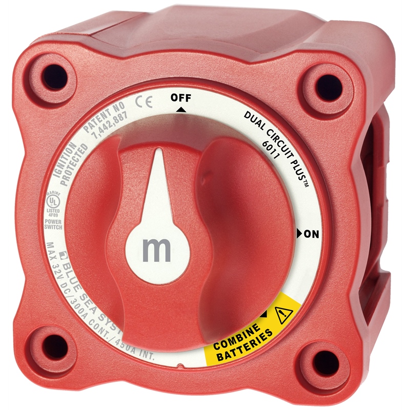 Blue Sea 6011 m-Series (Mini) Battery Switch Dual Circuit Plus main image 0