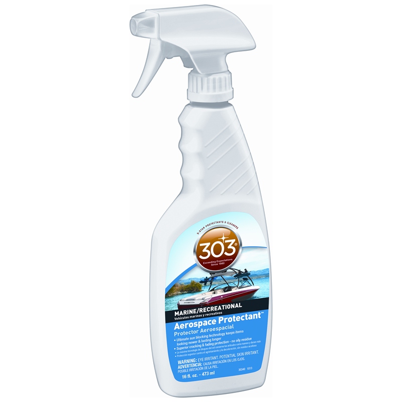 Marine Clear Protective Cleaner 303 Aerospace Protectant UV Protectant Spray - 2 Oz. Bottle For Surfaces & Interiors 303 Protectant