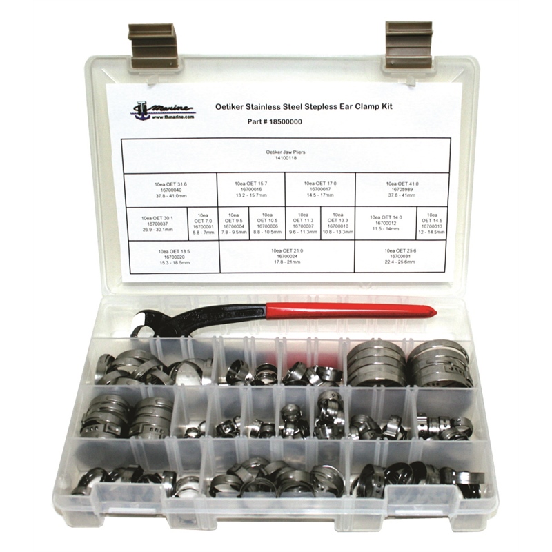 TH Marine 18500000 Oetiker Stepless Ear Clamp Kit Autoplicity