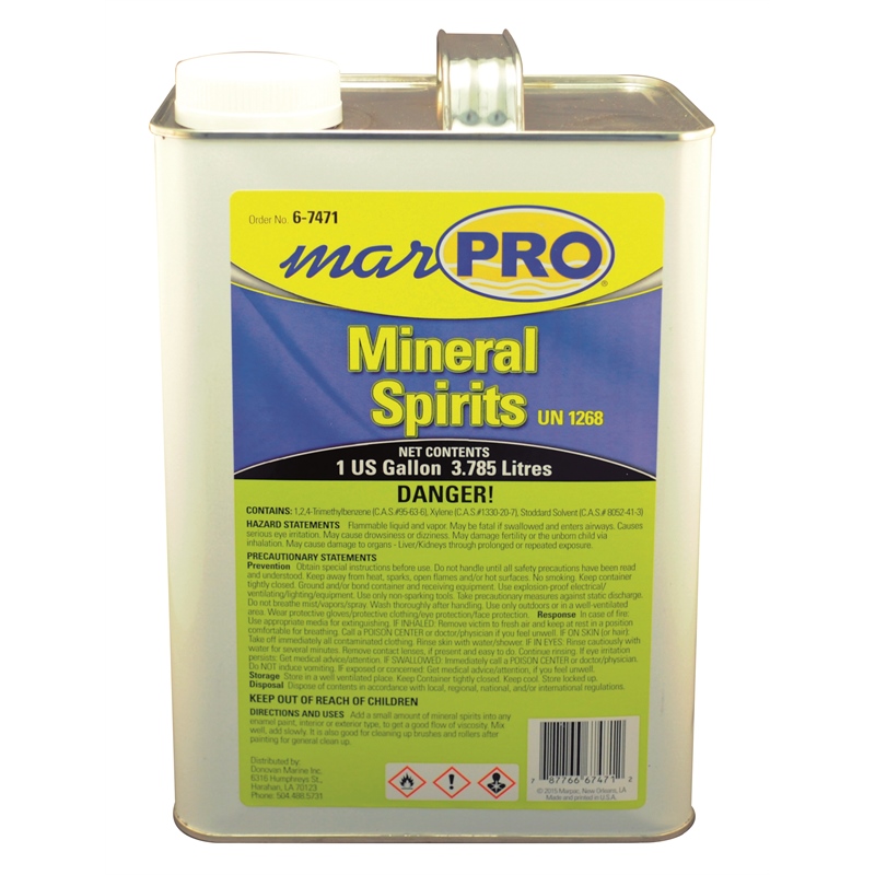 MARPRO PAINT & CHEMICALS 130630800 Mineral Spirits Gl 6.5 Autoplicity
