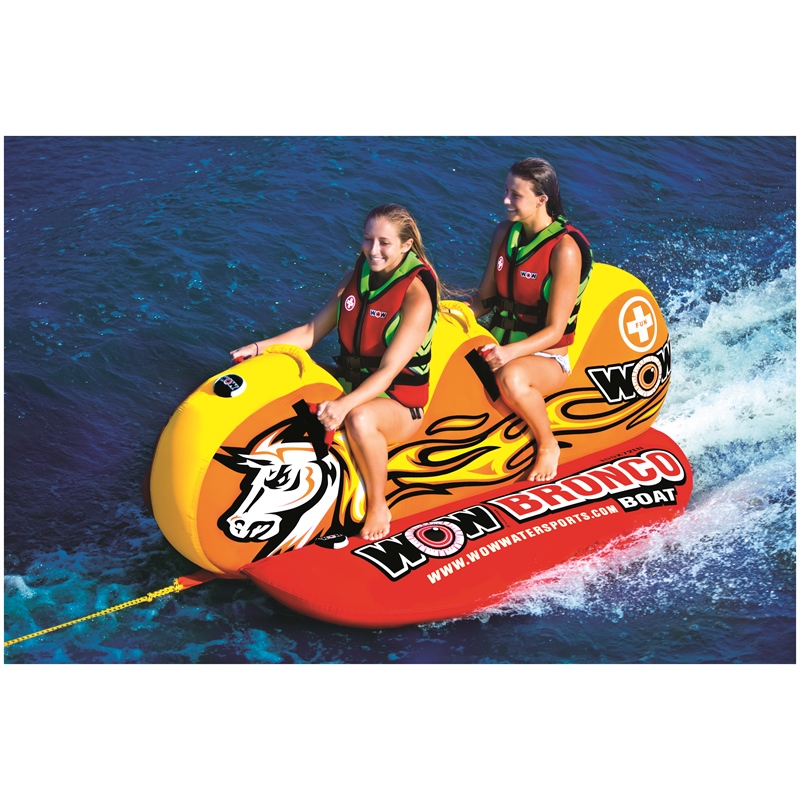 WOW Watersports – Gommonotto Da Traino Per 2 Persone (20-1040): Design Sicuro, Stabile E Divertimento Assicurato Per Tutti!