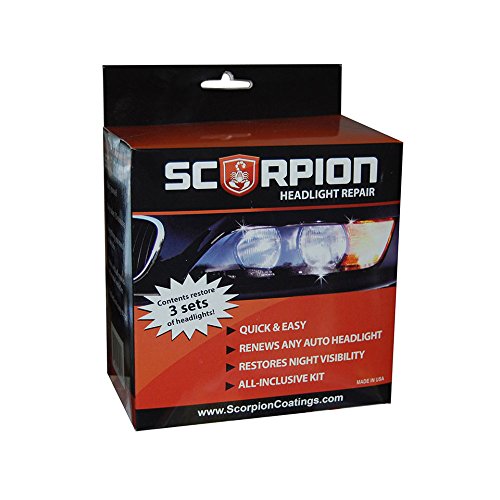 SCORPION PROTECTIVE COATING, INC HLK1 Headlight Kit (3 Car Kit