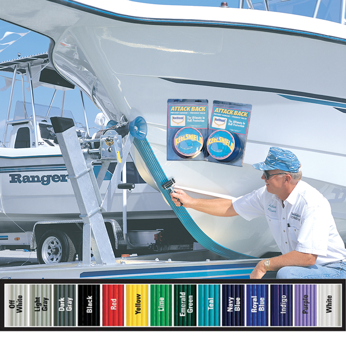 SS MARINE PRODUCT, INC. KS8NVY Navy Blue Keelshield 8ft Autoplicity