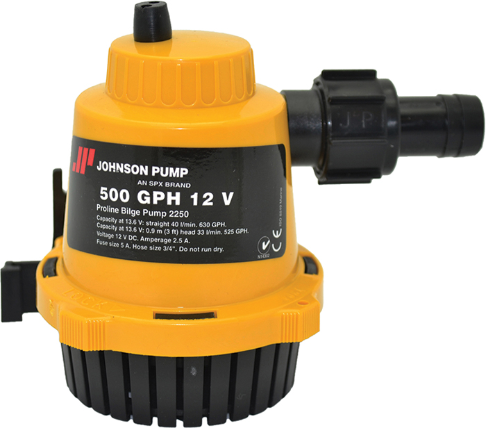 JOHNSON PUMPS 22502 Johnson Pump Proline 500 Gph Bilge Pump Autoplicity