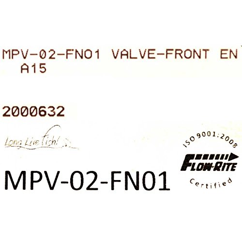 Flow-Rite Recirculating Empty Auto Rear Valve #MPV-03-RN01 – Brand New