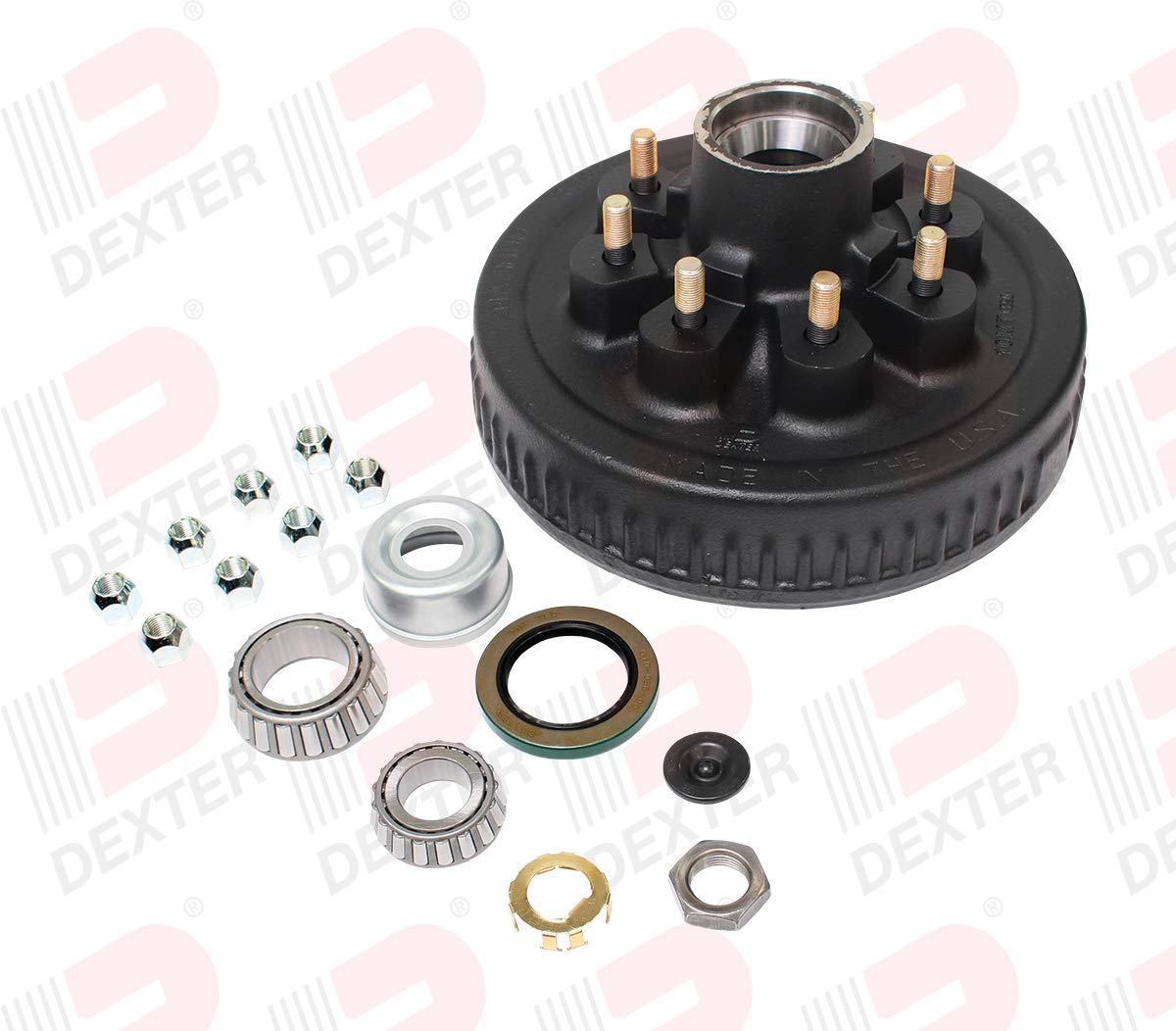 Dexter Axle K082199C 7k 8659/19" Ez Hub & Drum Kit PreGreased