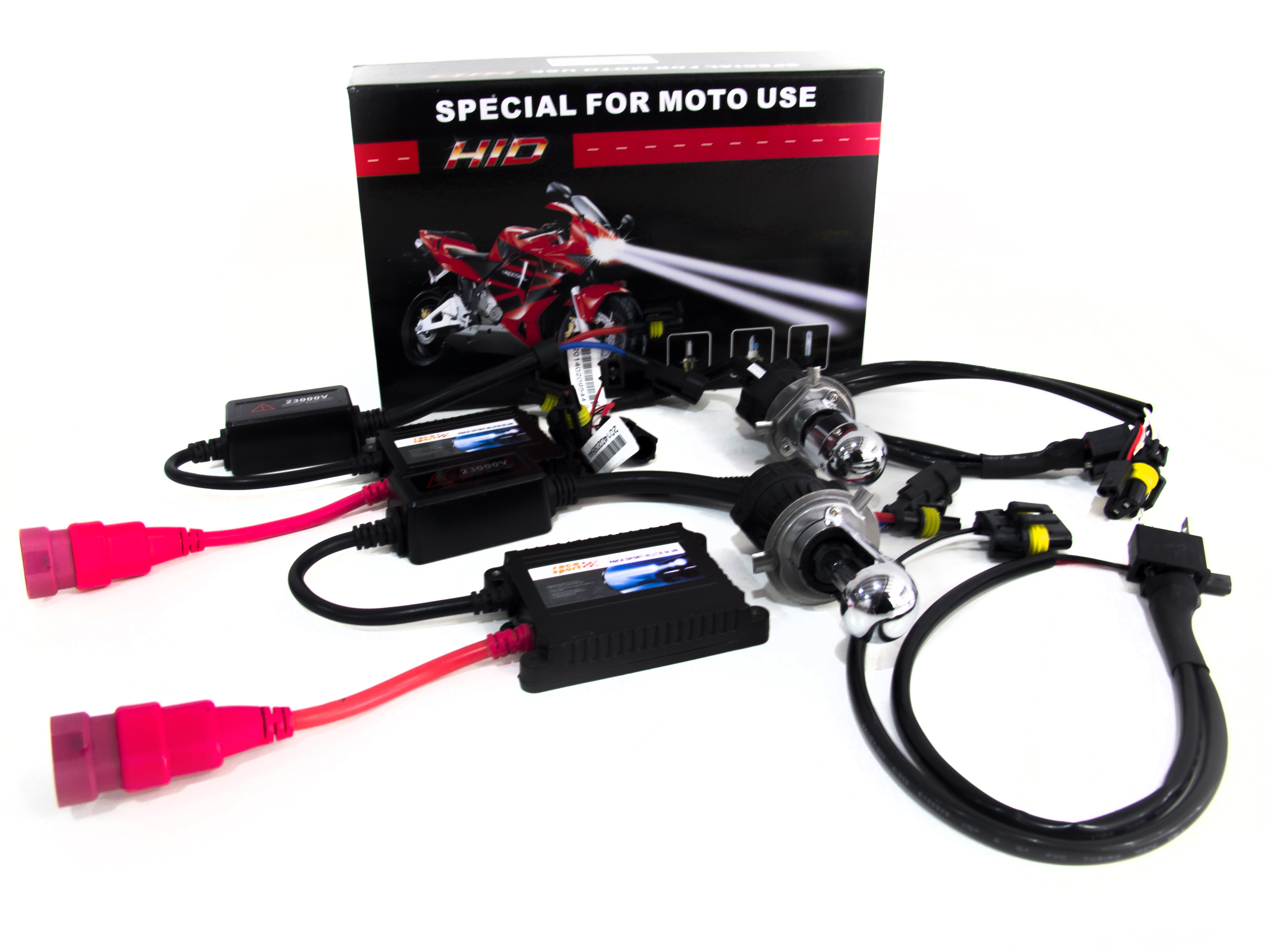 Hid Racing Race Sport RS-9004-30K-DB-2MOTO 9004 30k Blue Dual Beam Motorcycle Hid ...