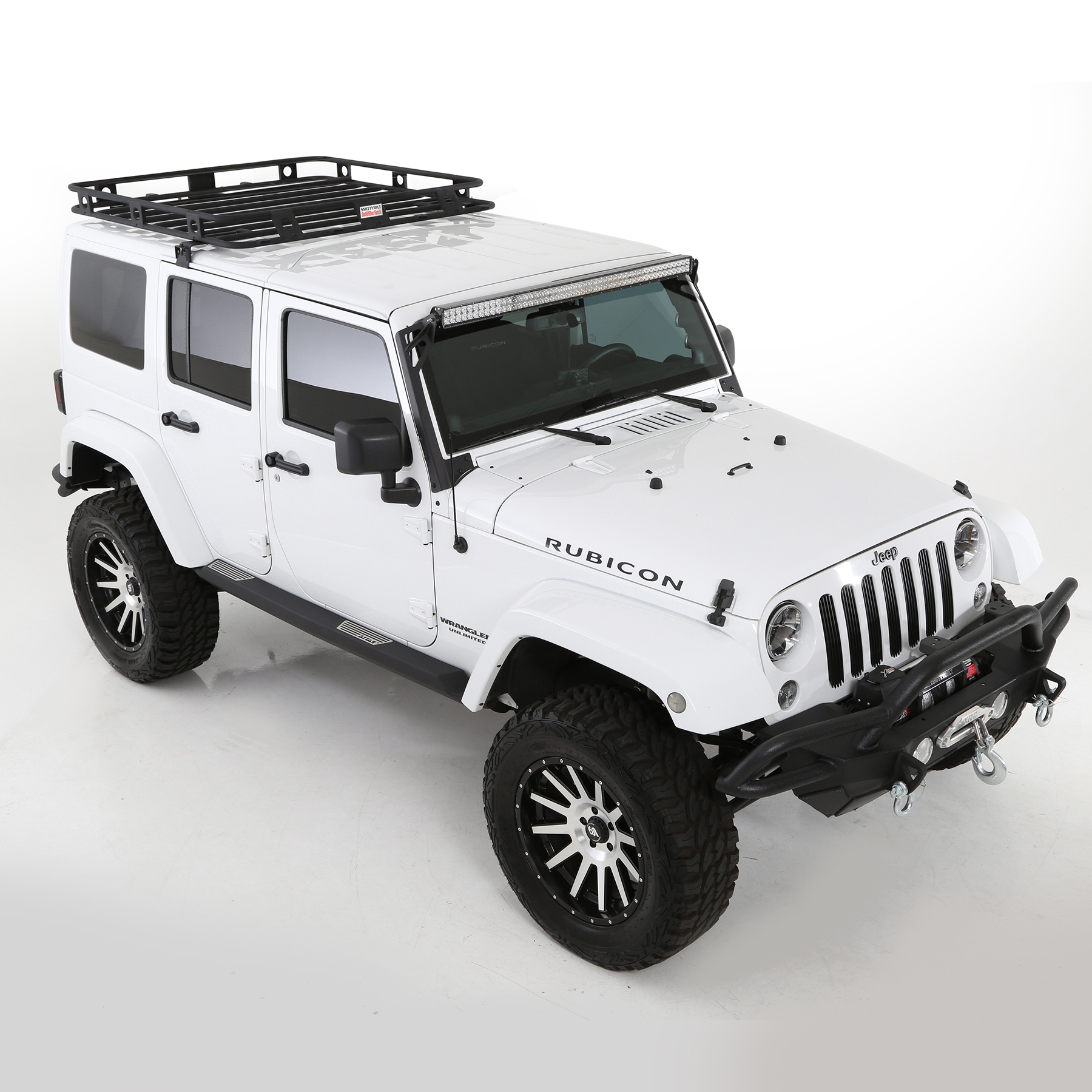 Smittybilt 45454 Defender Roof Rack - 4.5 X 4.5 X 4In Sides One Piece ...