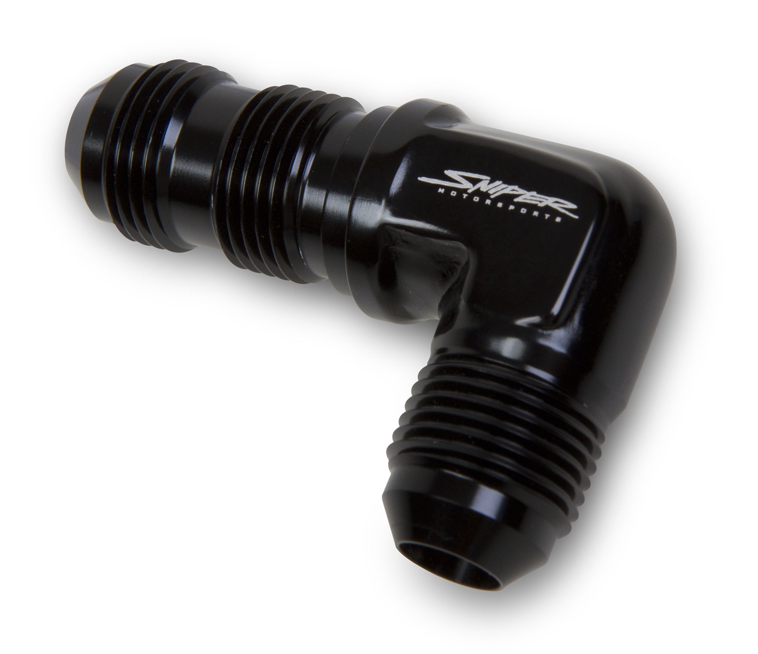 Sniper Motorsports 23508083 Nos 23508083 Black -8an 90 Degrees Bulkhead ...