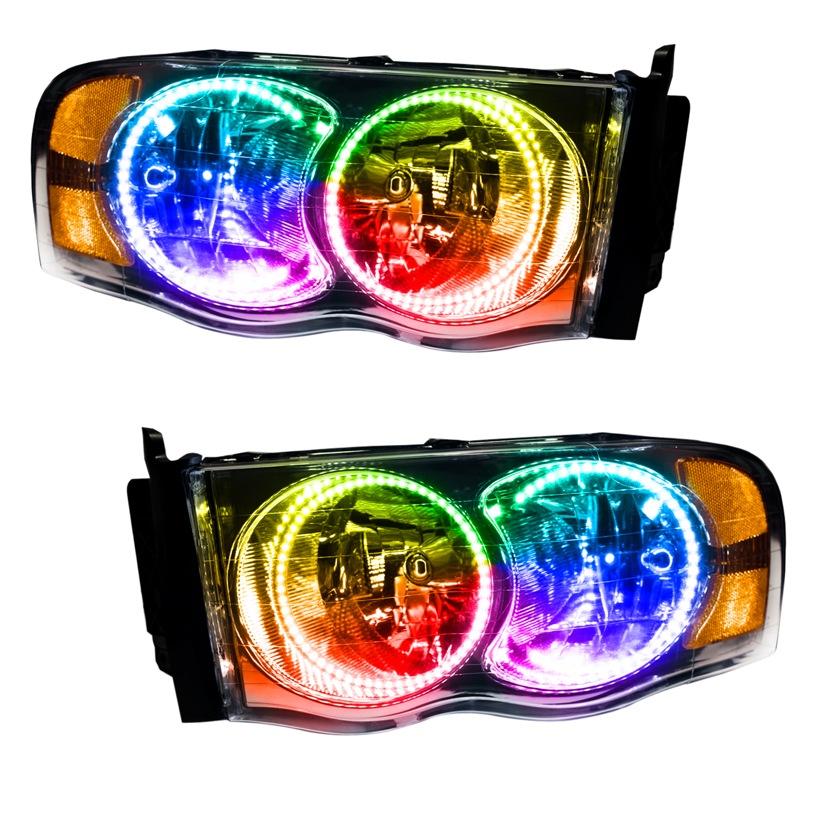 Oracle Lighting 7164-334 Smd Pre-Assembled Headlights, Colorshift - No ...