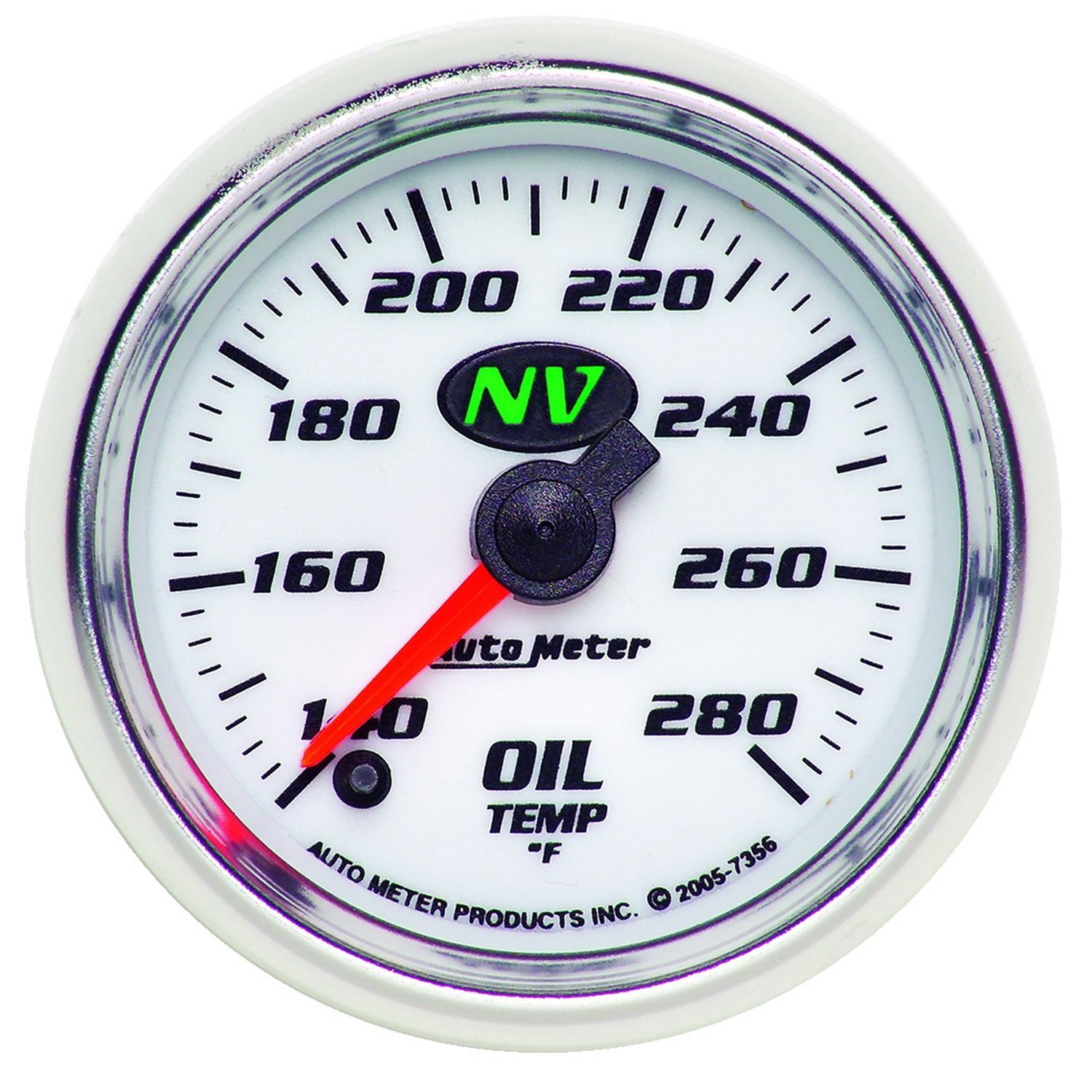 Auto Meter 7356 21/16" Oil Temperature, 140280 °f, Nv Autoplicity