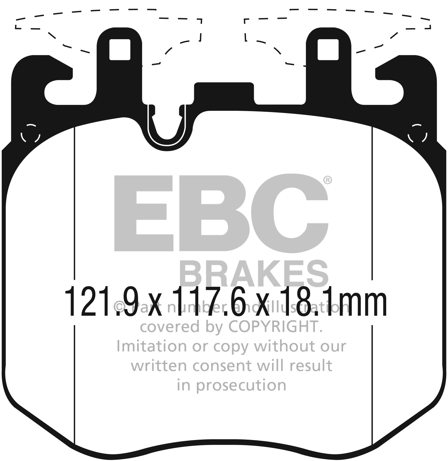 EBC Brakes DP42304R Yellowstuff Street And Track Brake Pads Autoplicity