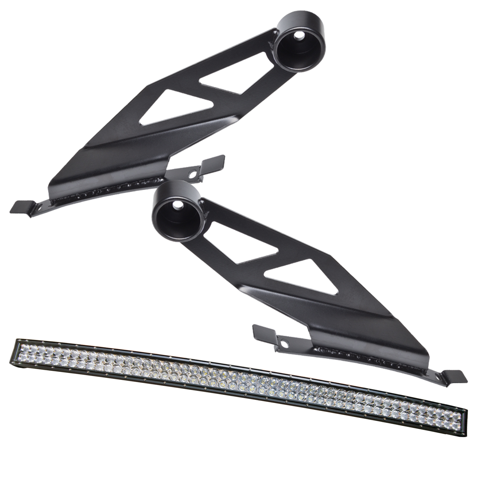 Show details for Oracle Lighting 2155504 Curved 50 In. White Led Light Bar With Brackets