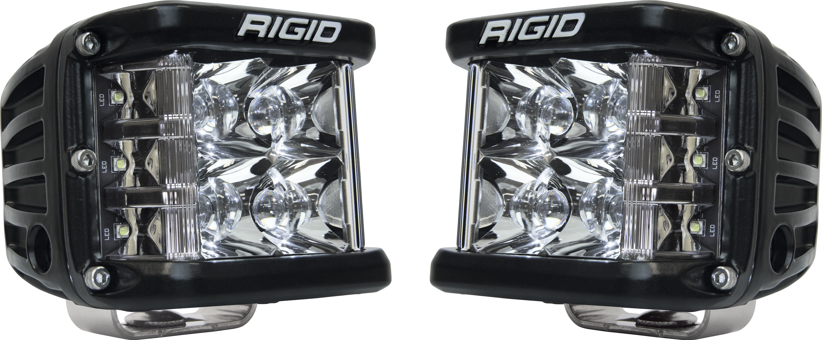 Show details for RIGID Industries 262213 Rigid D-Ss Pro Side Shooter, Spot Optic, Surface Mount, Black Housing, Pair