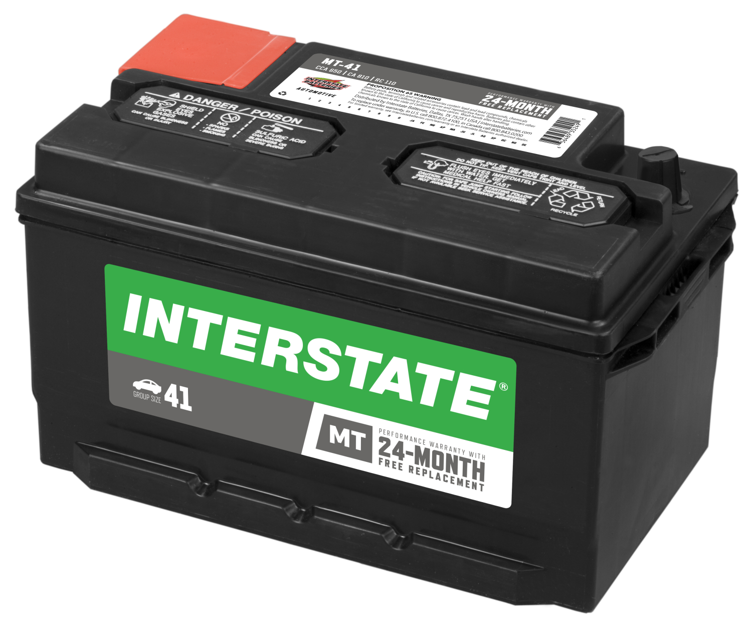 Interstate Batteries MT41 Vehicle Battery Autoplicity