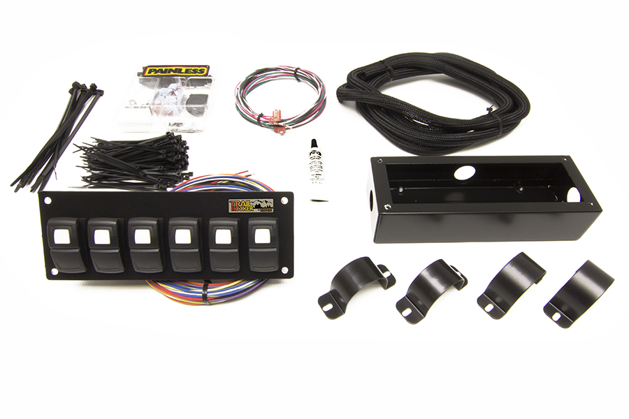 Show details for Painless Wiring 57105 Trail Rocker 6-Switch Panel