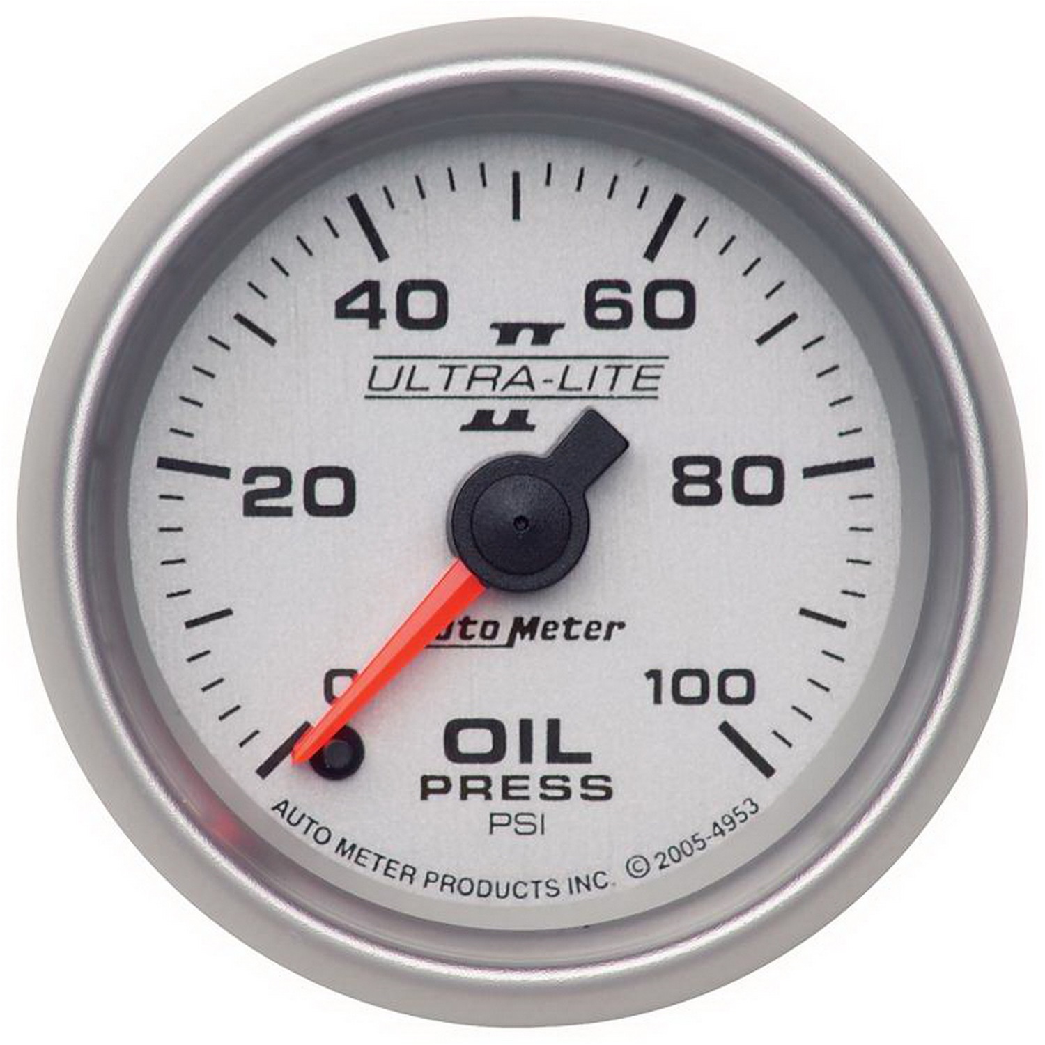 Auto Meter 4953 21/16" Oil Pressure, 0100 Psi, UltraLite Ii