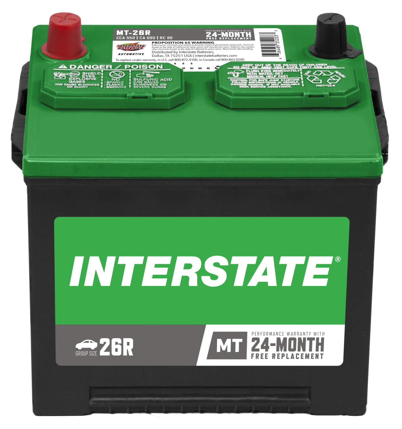 Interstate Batteries MT 26R Vehicle Battery Autoplicity