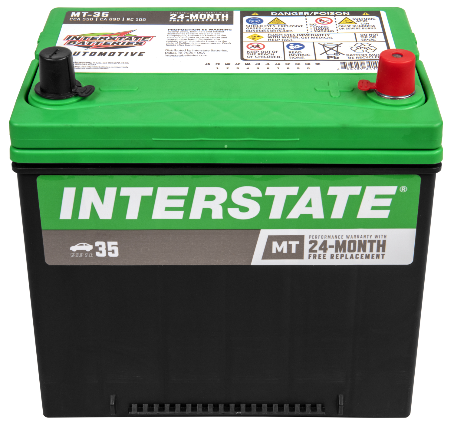 Interstate Batteries MT 35 Vehicle Battery Autoplicity