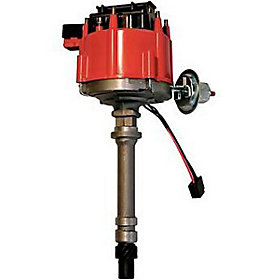 Picture of Proform Parts 67081 Hei Distributor; Street/strip; Built-In Coil; Red Cap; For Chevy Inline 6 Engine