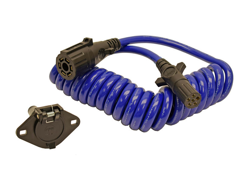 Trasformatore con cavo spirale EV Charger Tipo 2 con spina Schuko 16A