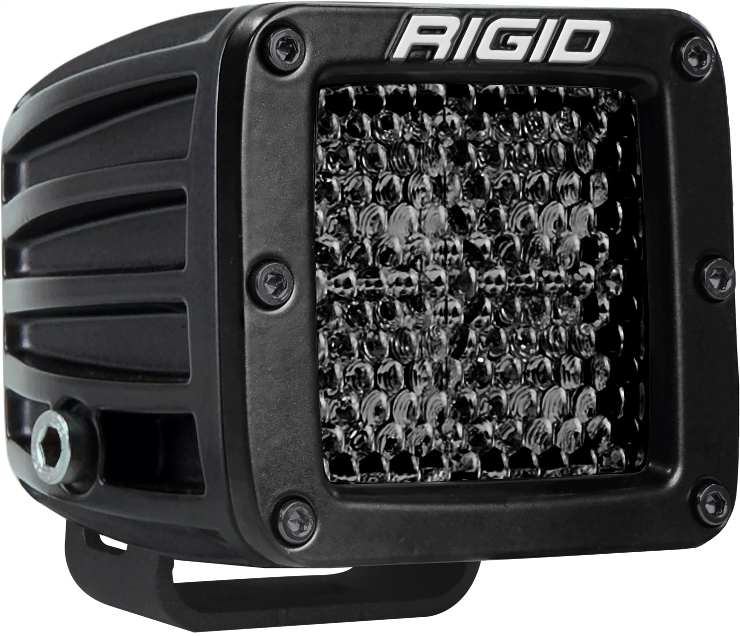 Picture of RIGID Industries 202513BLK Rigid D-Series Pro Midnight Edition, Spot Diffused, Surface Mount, Pair