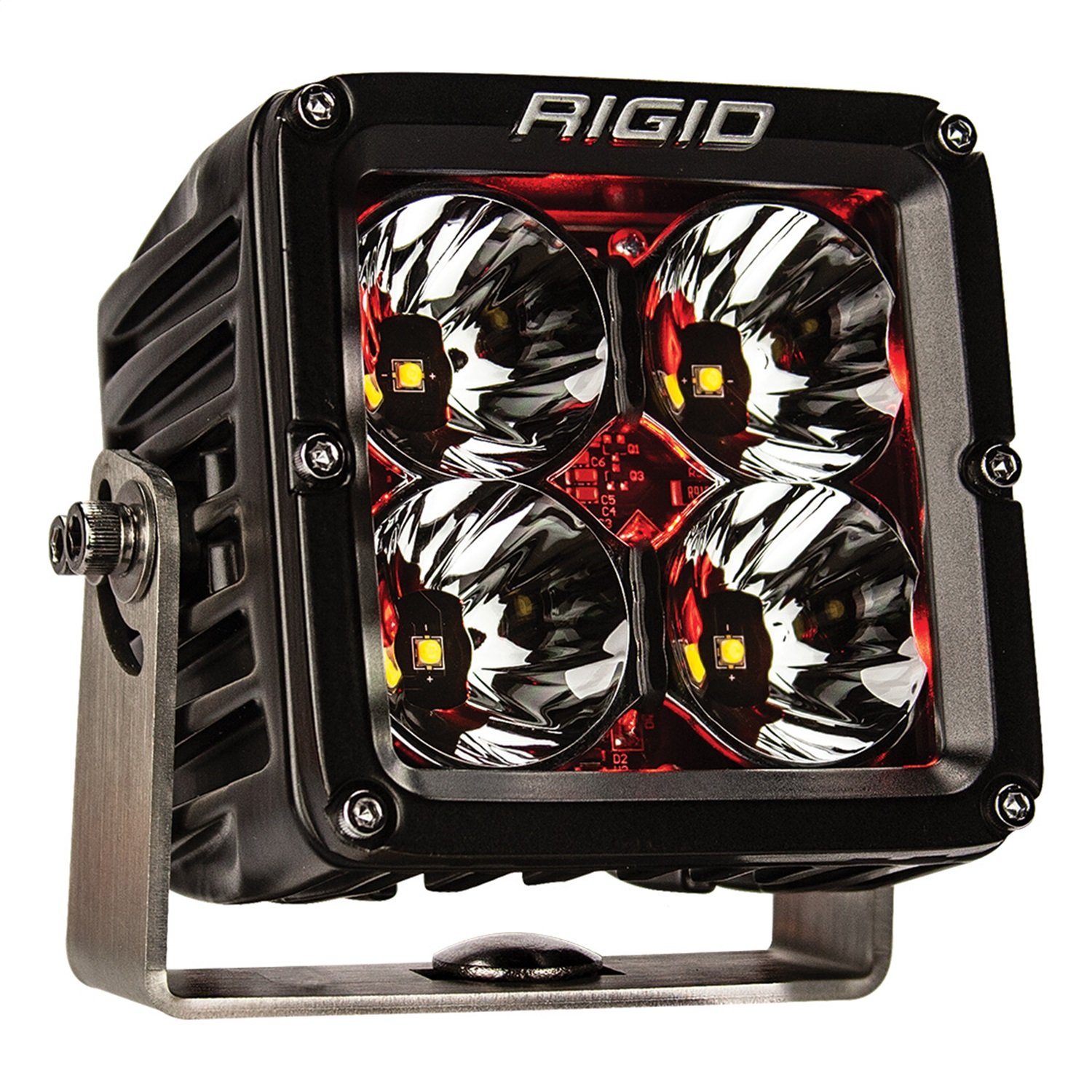 Show details for RIGID Industries 32203 Rigid Radiance Pod Xl With Red Backlight, Surface Mount, Black Housing, Pair