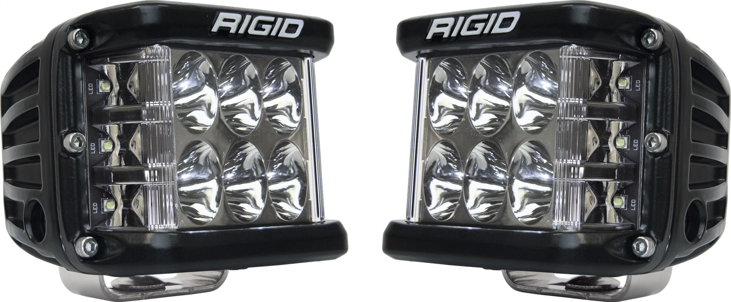 Picture of RIGID Industries 262313 Rigid D-Ss Pro Side Shooter, Driving Optic, Surface Mount, Black Housing, Pair