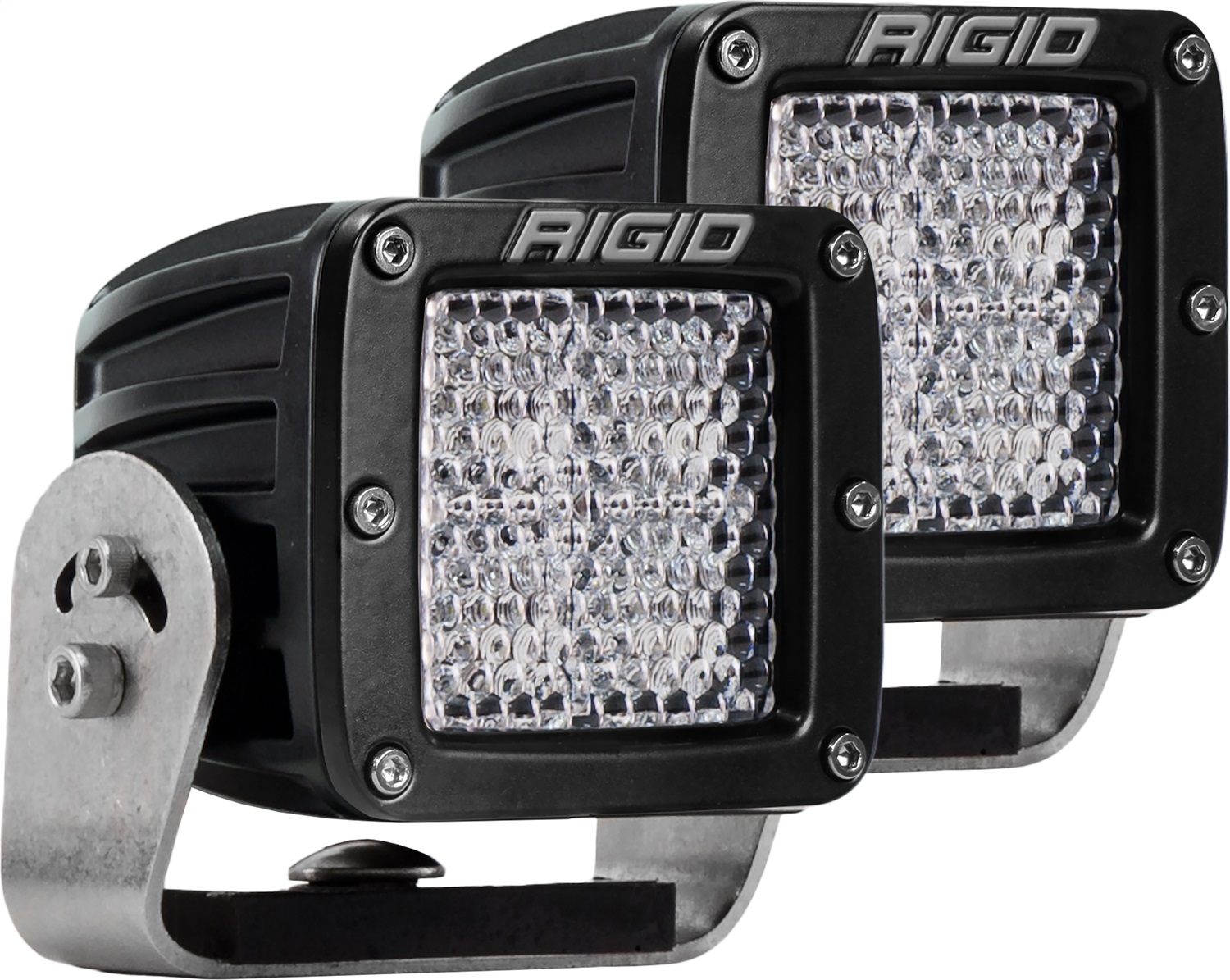 Picture of RIGID Industries 222513 Rigid D-Series Pro Led Light, Diffused Lens, Heavy Duty, Black Housing, Pair