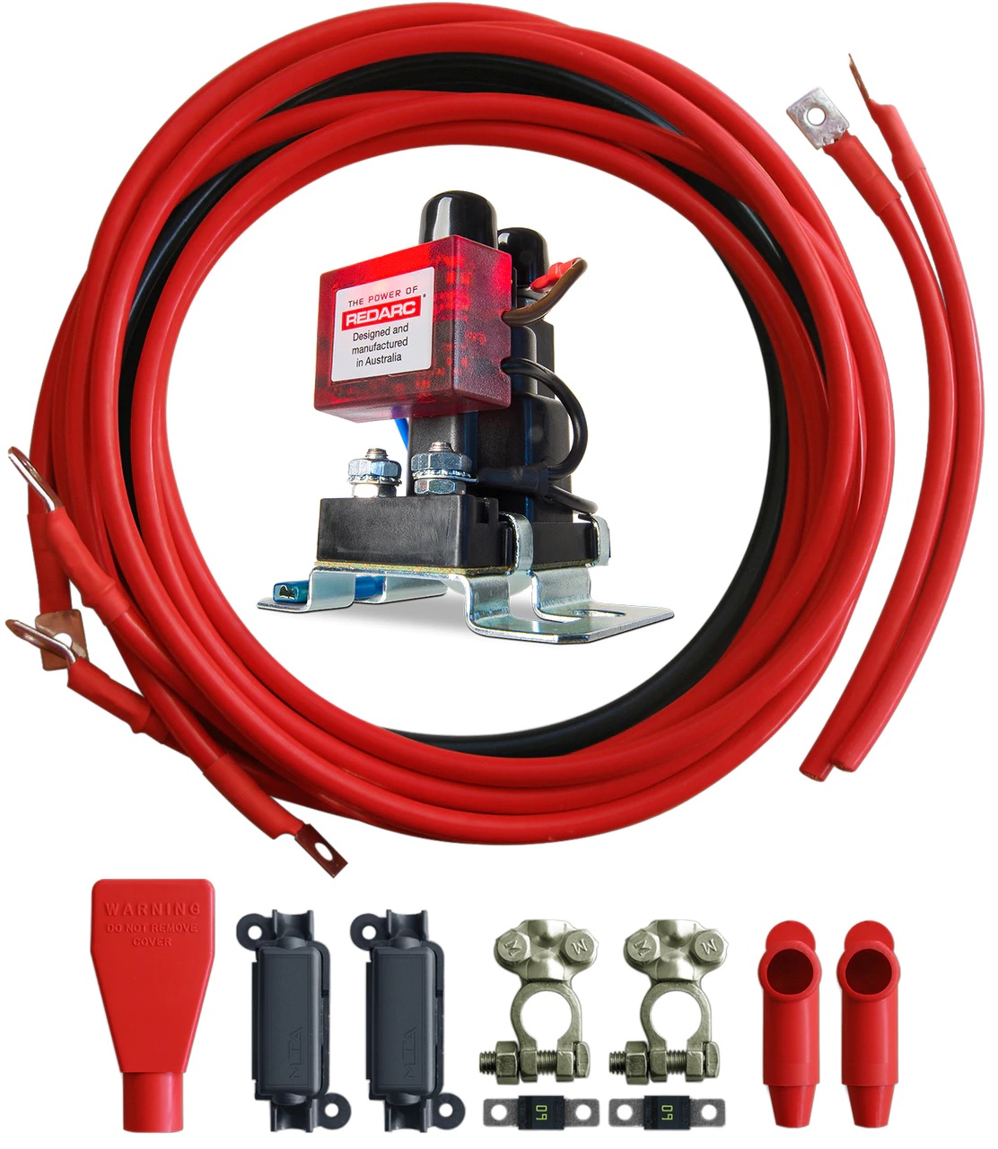 REDARC SBI12KIT SMART START BATTERY ISOLATOR &amp; WIRING KIT