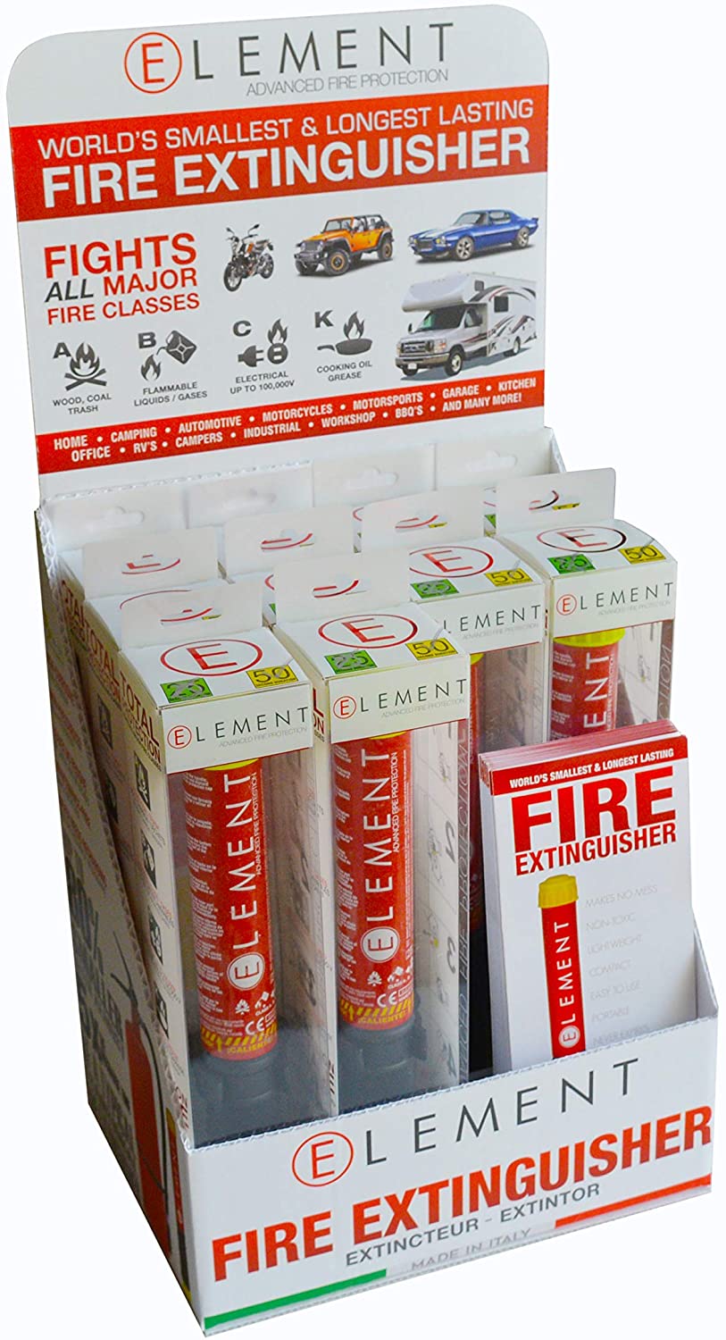 ELEMENT 50050 Professional Handheld Fire Extinguisher Retail Pack of