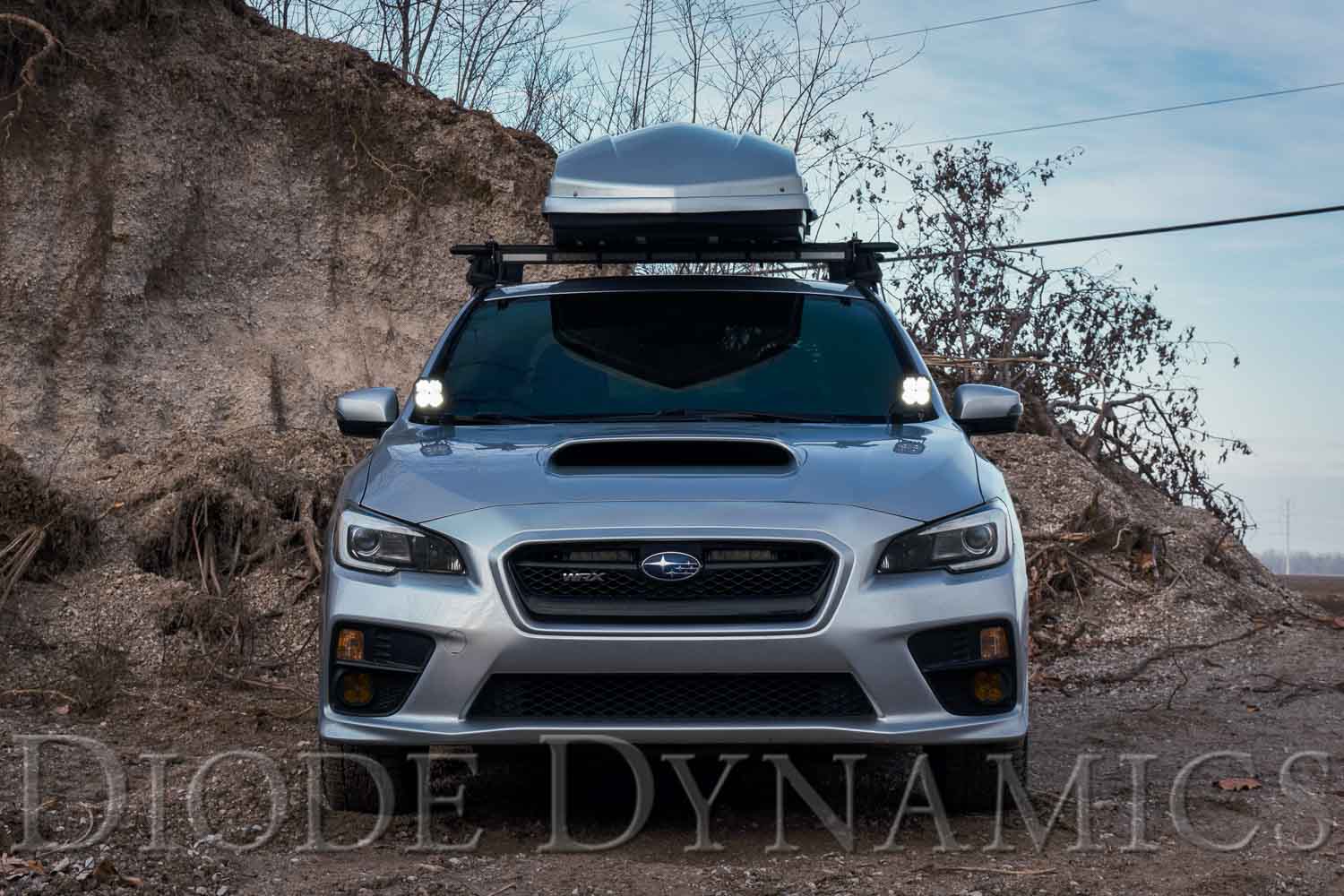 Picture of Diode Dynamics DD6616 Allows You To Mount Two Stage Series 2" Led Pods Above The Hood.