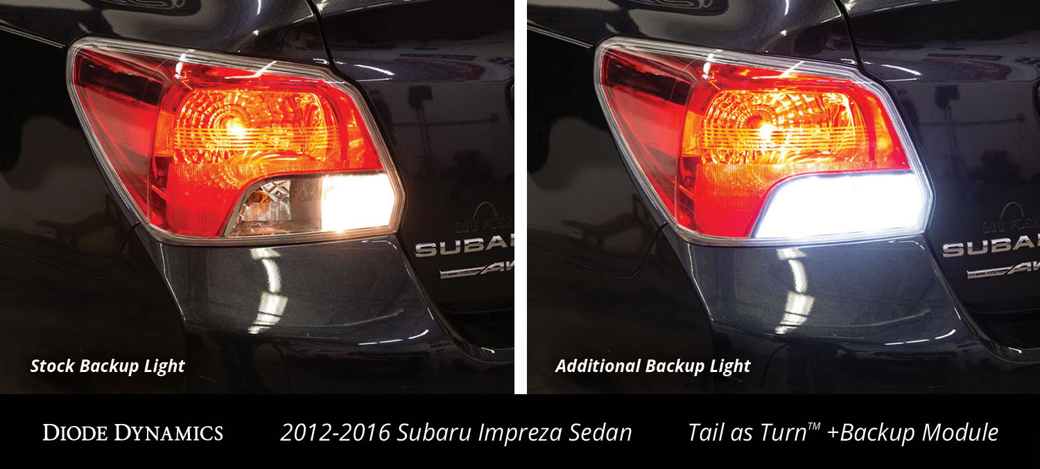 Picture of Diode Dynamics DD3043 2012-2016 Subaru Impreza Sedan Tail as Turn Kit w/ Backup Stage 1