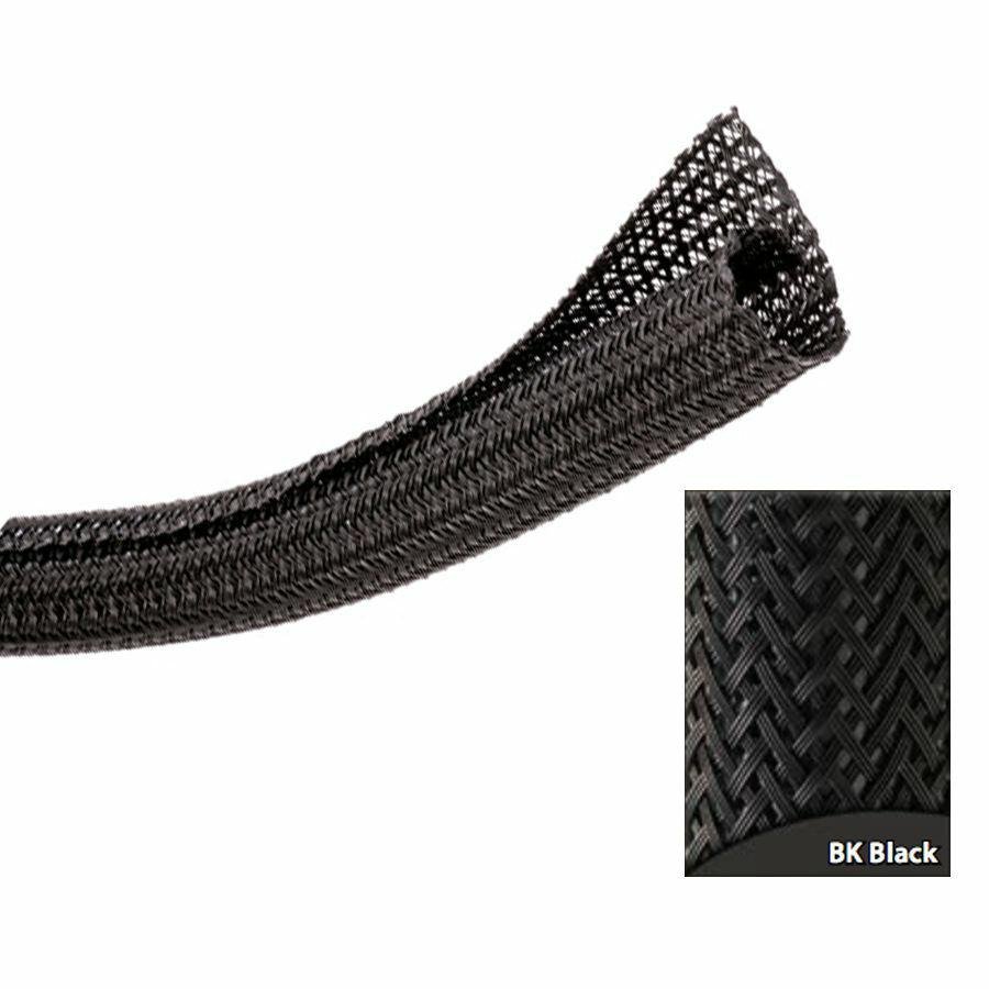 Keep It Clean Wiring KICWFBBK0375L010 3/8" Black Ultra Split Wrap Wire Loom 10 Feet Autoplicity