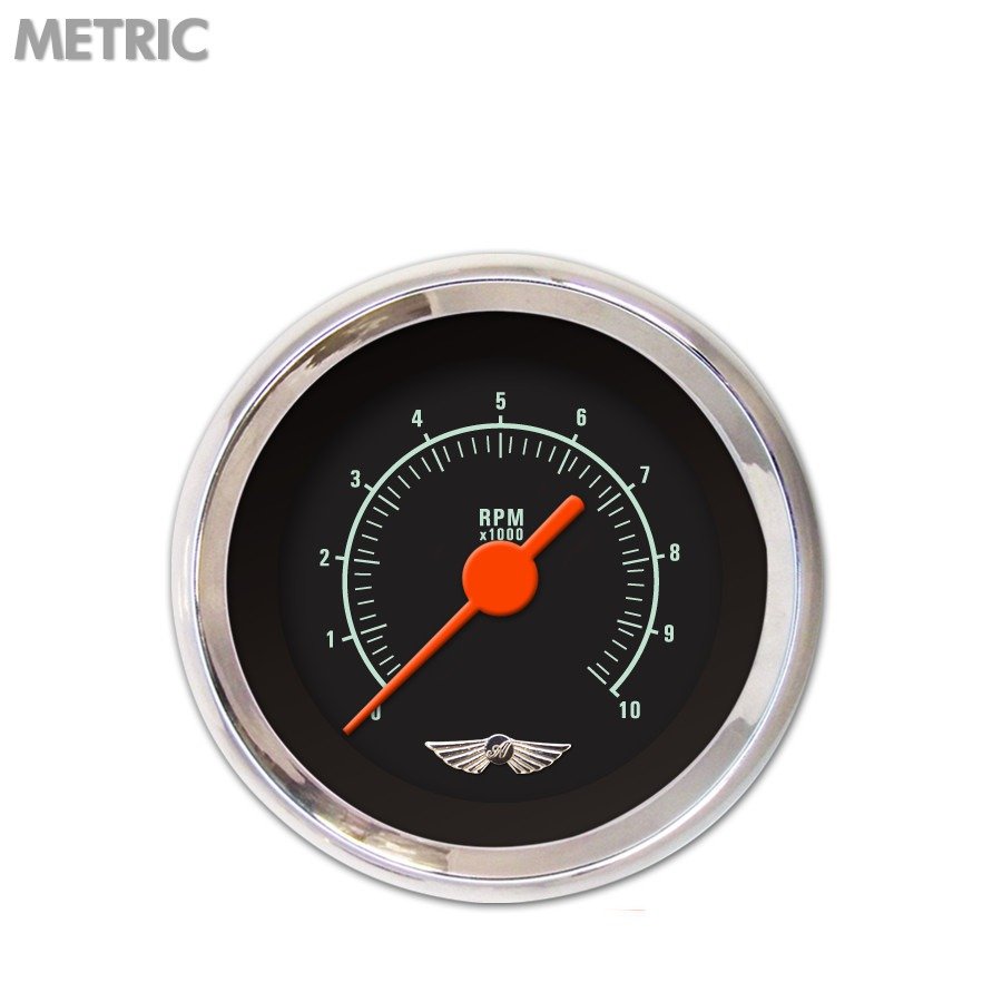 GAR1106ZEAIABAH Muscle Black Tachometer Gauge 2689 Aurora Instruments GAR1106ZEAIABAH Muscle Black Tachometer Gauge 2689 Aurora Instruments