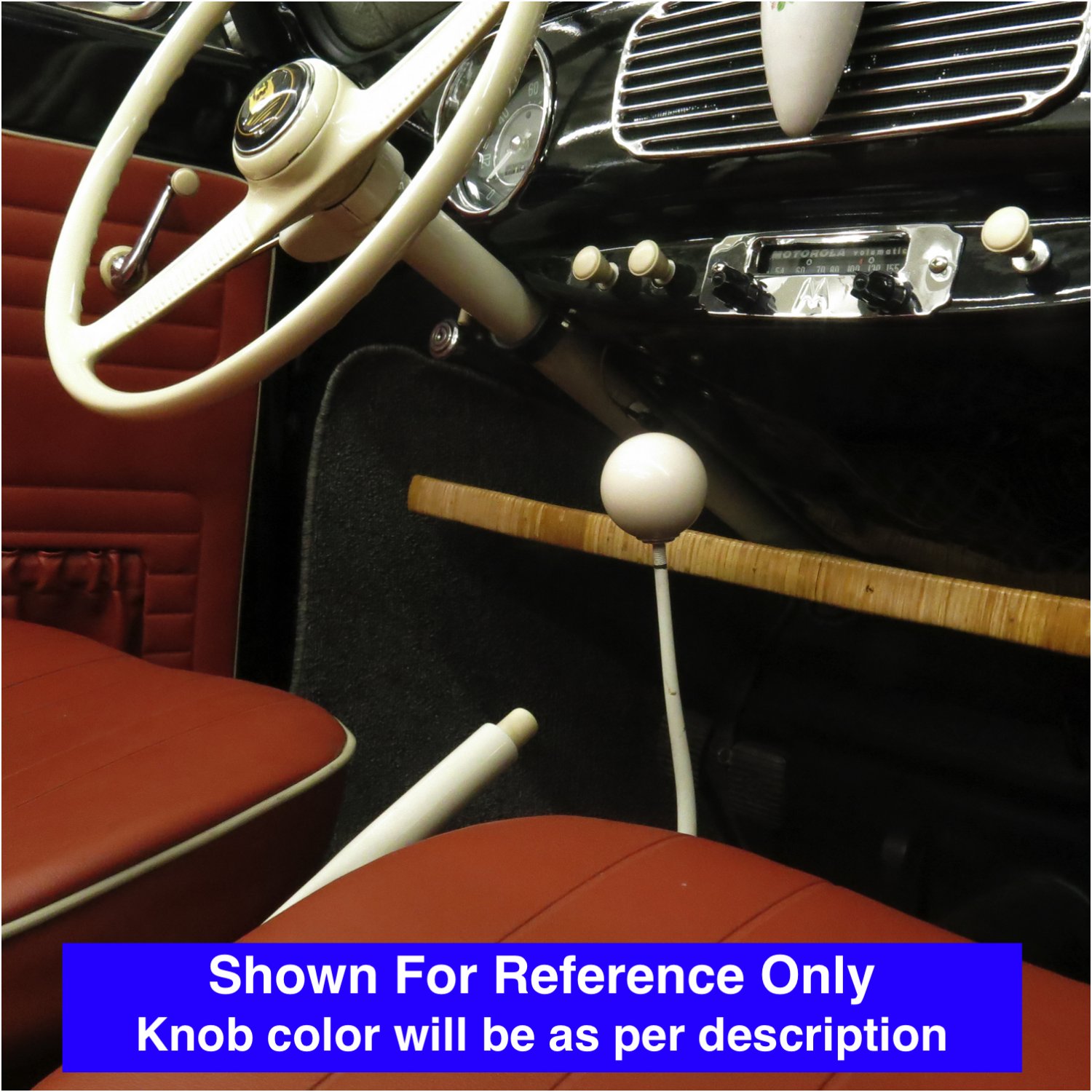 American Shifter Company 142452 White 50 Year Retro Series Ivory Shift