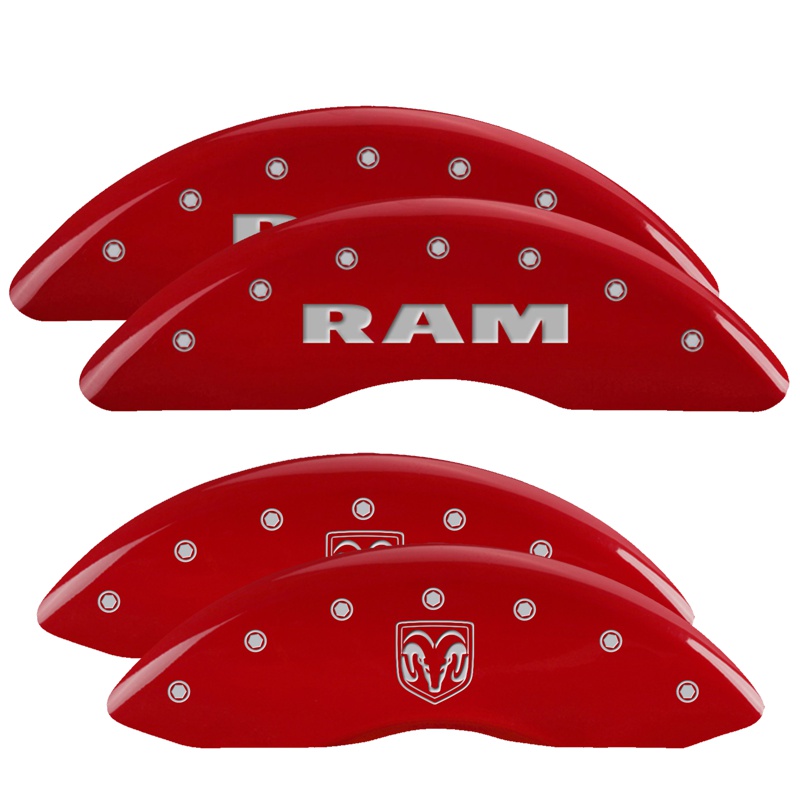 MGP Caliper Covers 35005SCADRD Caliper Cover With Red