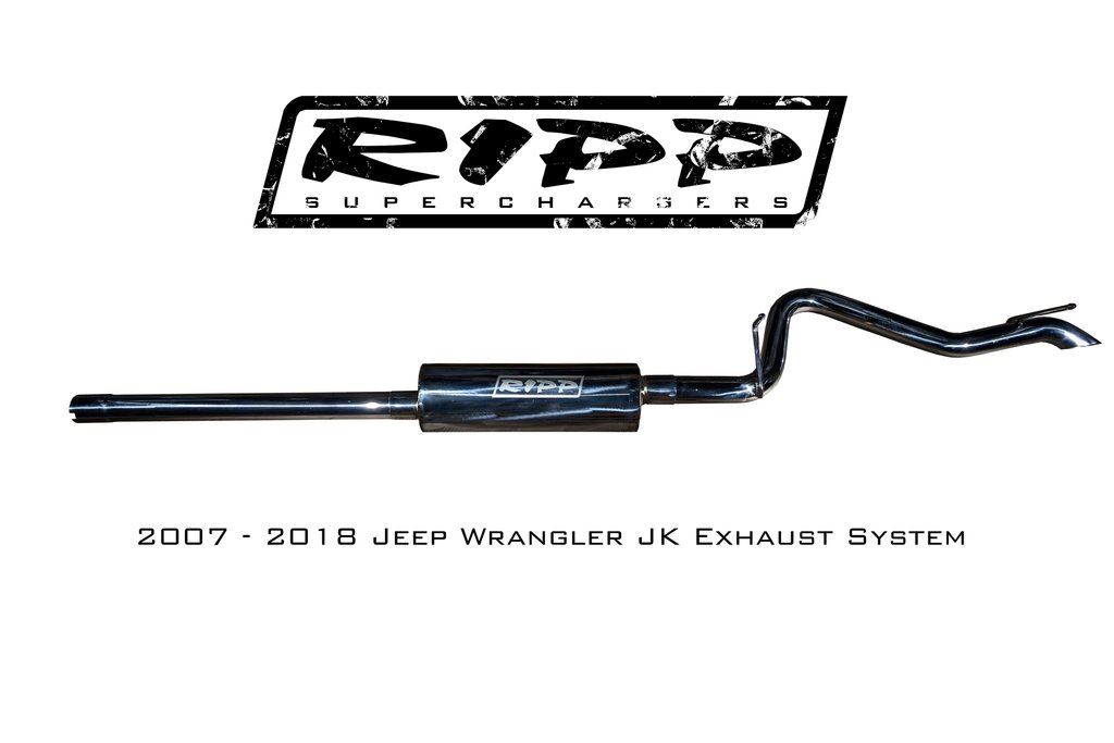 RIPP Supercharger 0715JKCBE 2007 2015 Jk 3.8 & 3.6 Cat Back Exhaust