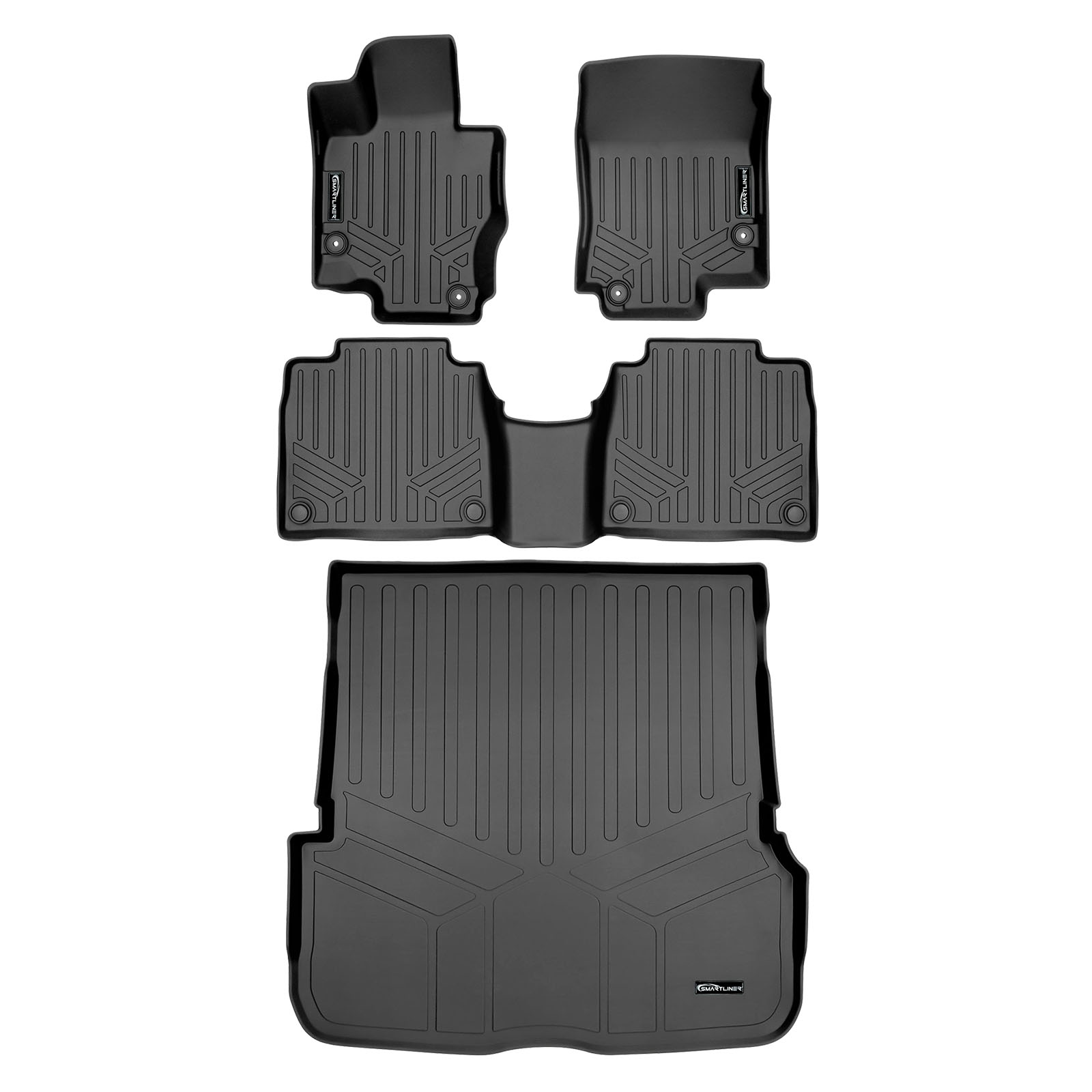 SmartLiner USA SA0471/B0498/D0498 Floor Mats Cargo Liner Behind 2nd