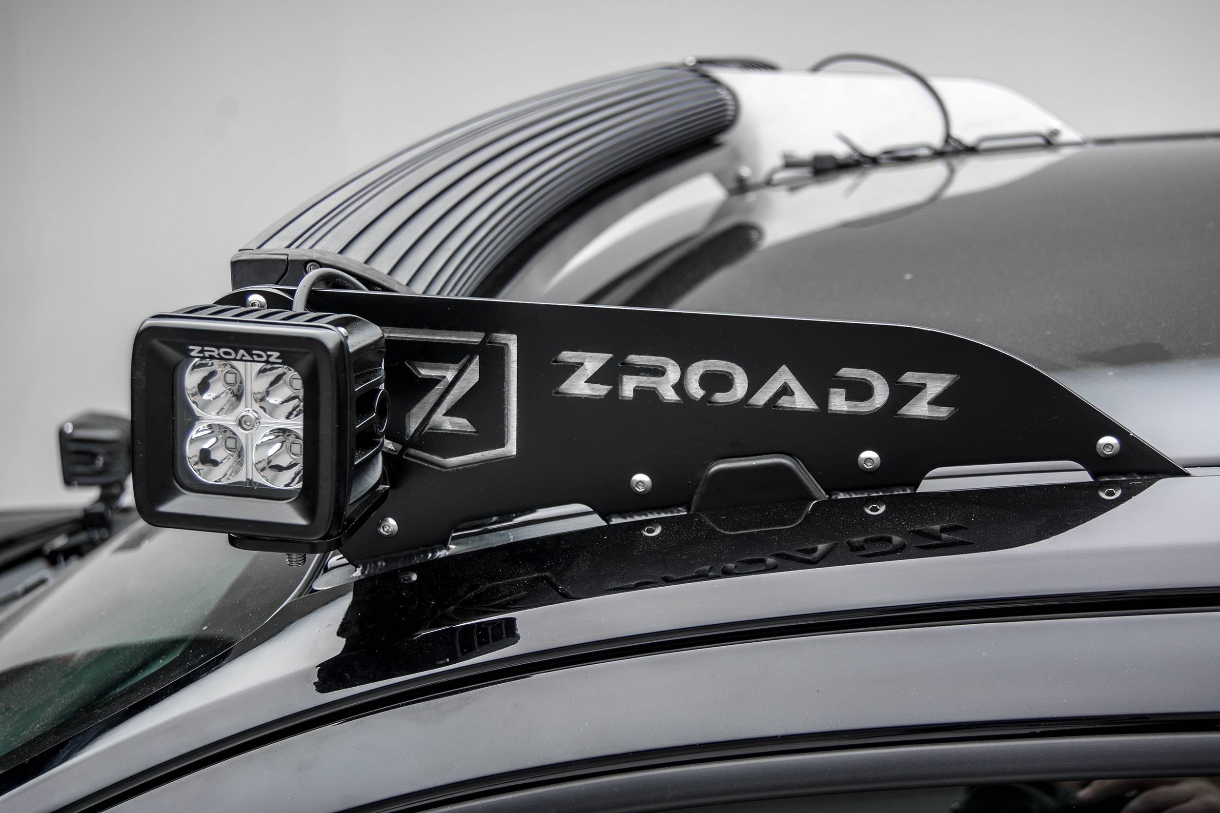 Show details for ZROADZ Z330001 Front Roof Rack Add On Accessories Ft Roof Add Side Led Brackets