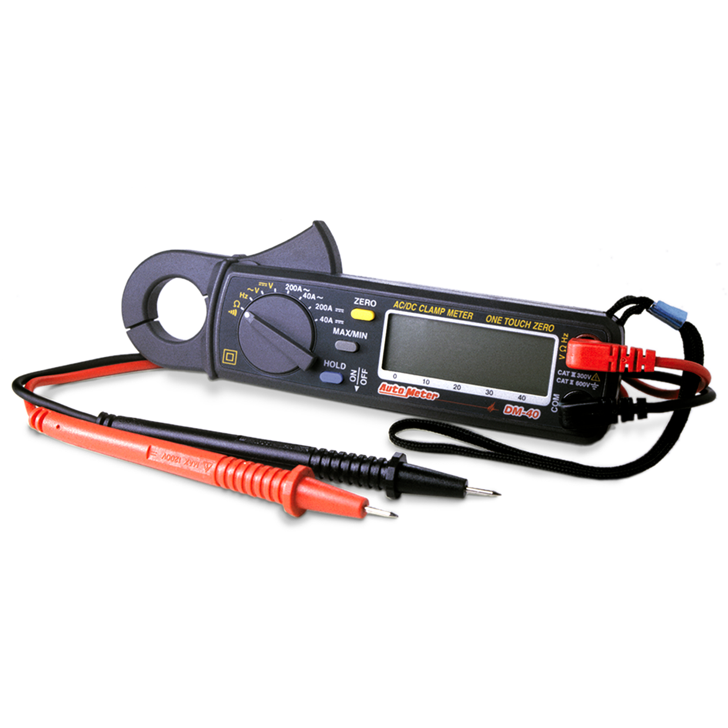 Auto Meter DM40 Dm40; Digital Inductive Amp Probe And Multimeter