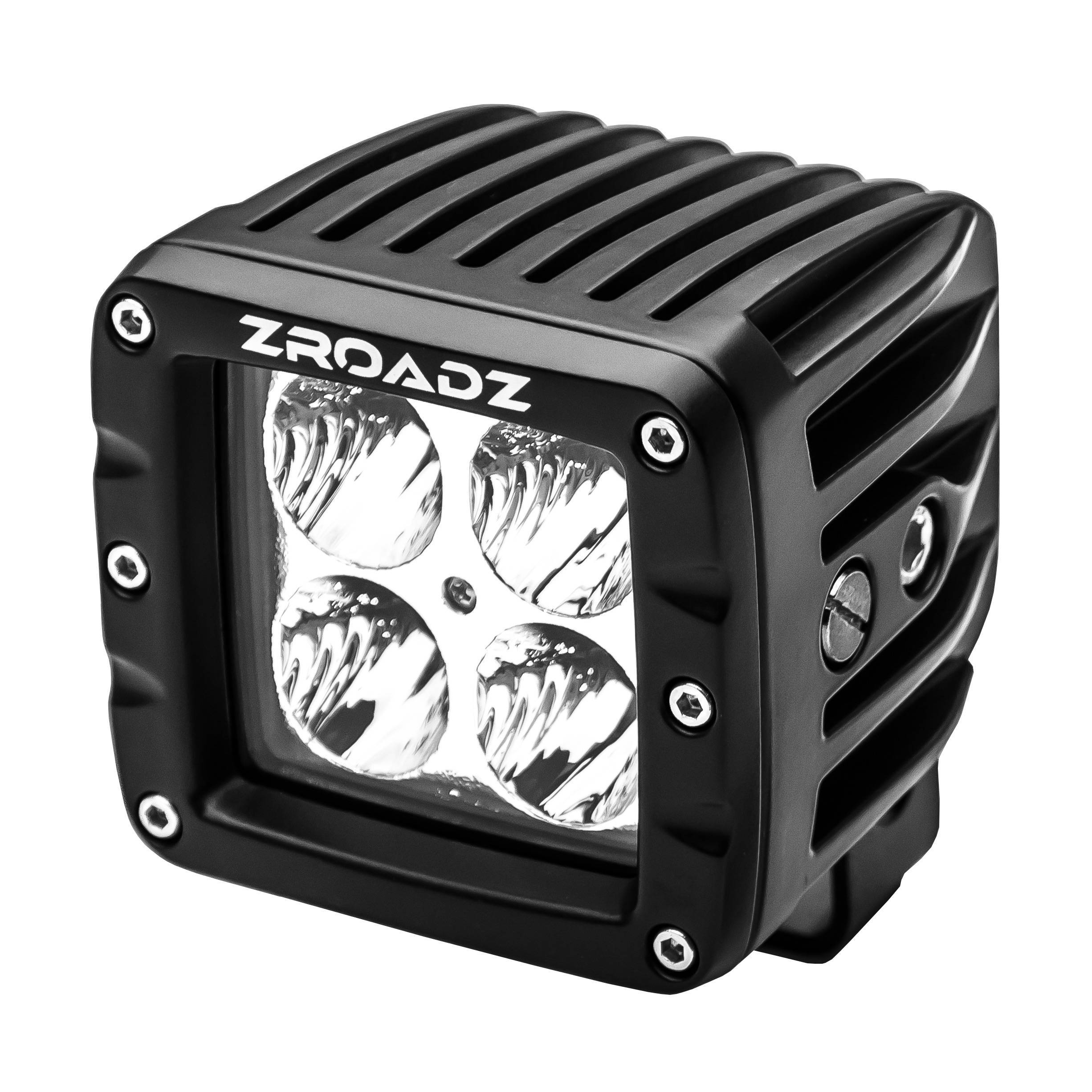 Show details for ZROADZ Z30BC14W20 Led Cube Light Bar Work Light 3" Square Cube Led Pod Light
