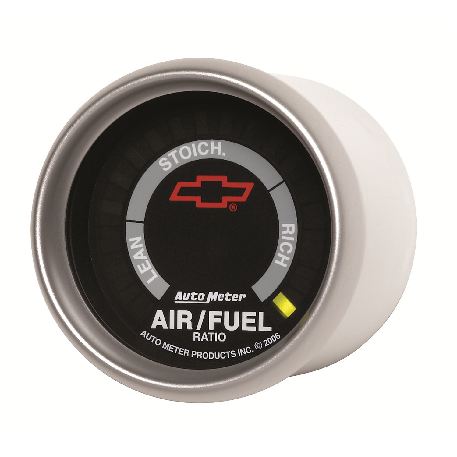 Auto Meter 367500406 21/16" Narrowband Air/fuel Ratio, LeanRich, Chevy Red Bowtie, Black