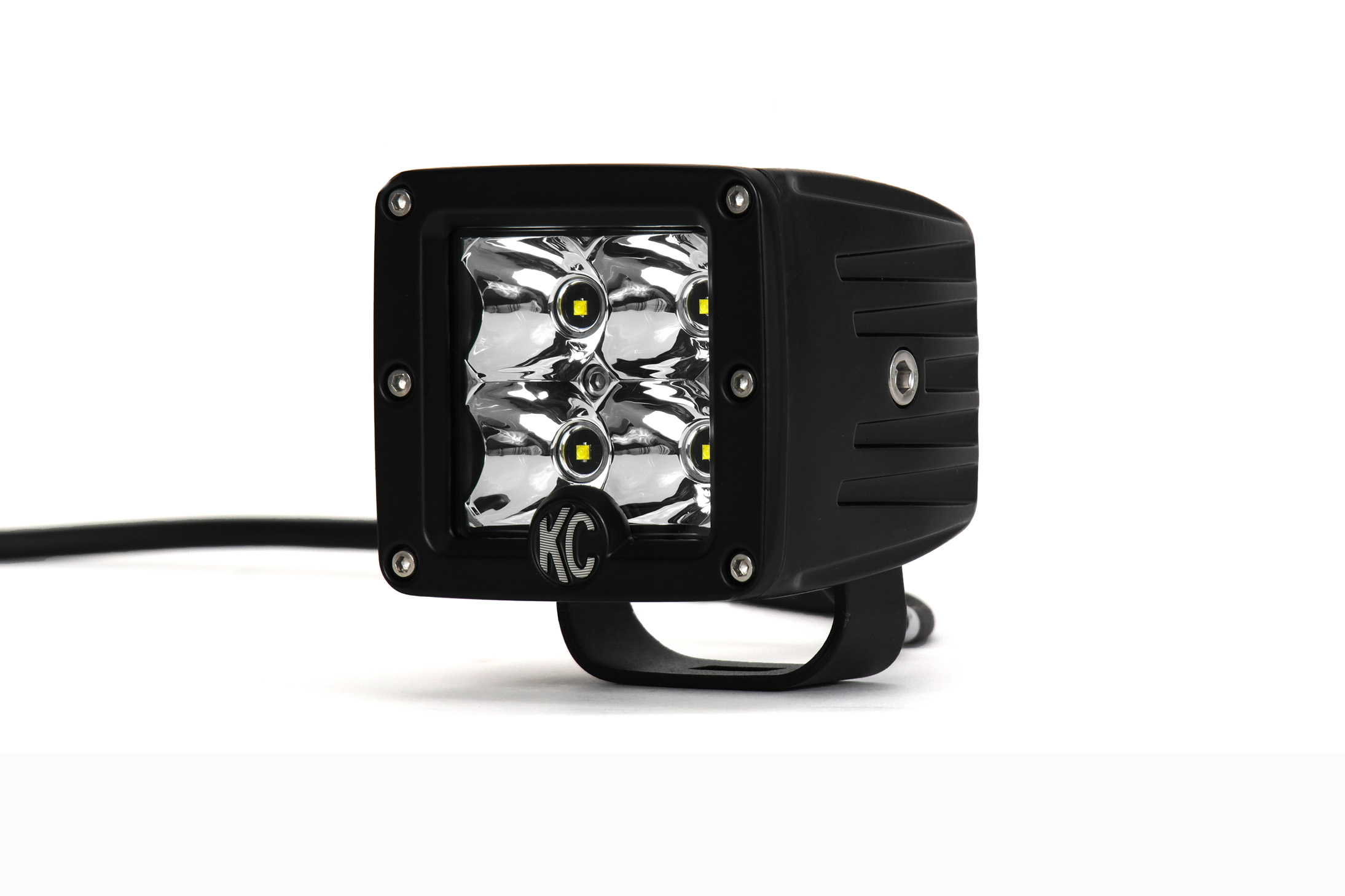 Picture of KC HiLiTES 330 3" C-Series C3 Led Spot Beam Black Pair Pack System - 330
