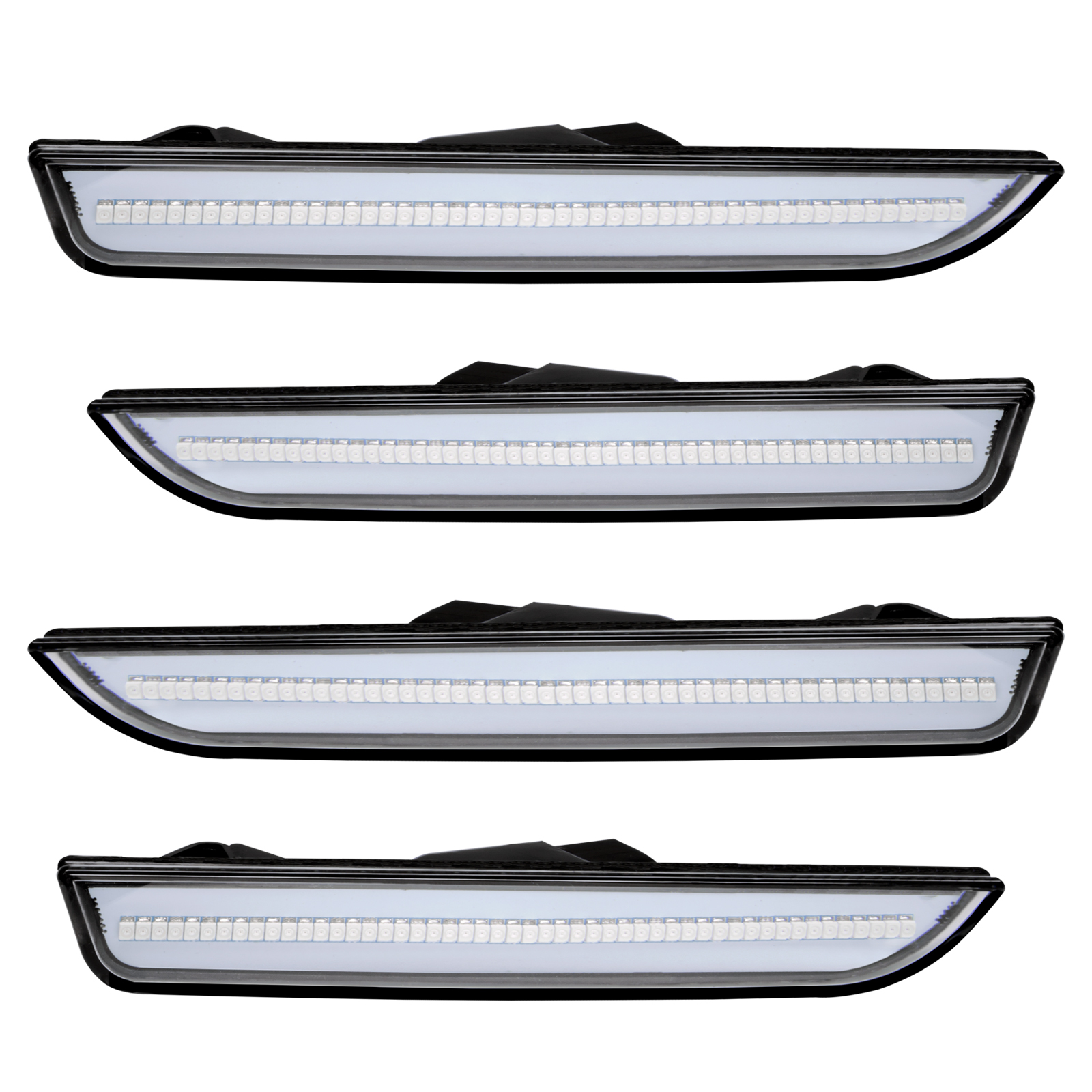 Show details for Oracle Lighting 9700UXC Concept Sidemarker Set, Clear, Ingot Silver Metallic (ux)