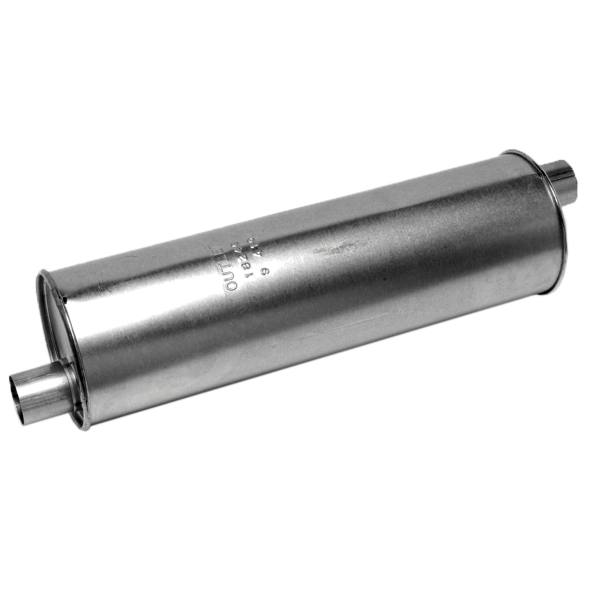 Walker SoundFX 18245 Direct Fit Muffler For Ford F-150 - 2.25" Inlet/Outlet Aluminized Steel