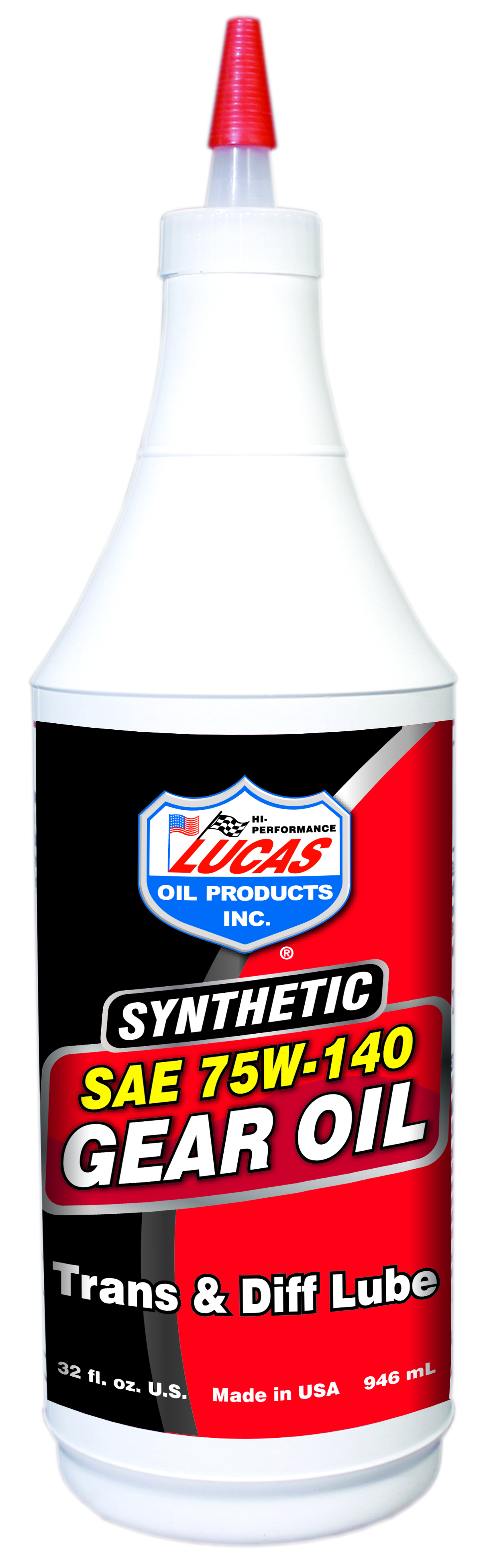 Lucas Oil 10121 Synthetic Gear Oil 75W-140 - 4 Quart Bundle (Long Lasting)
