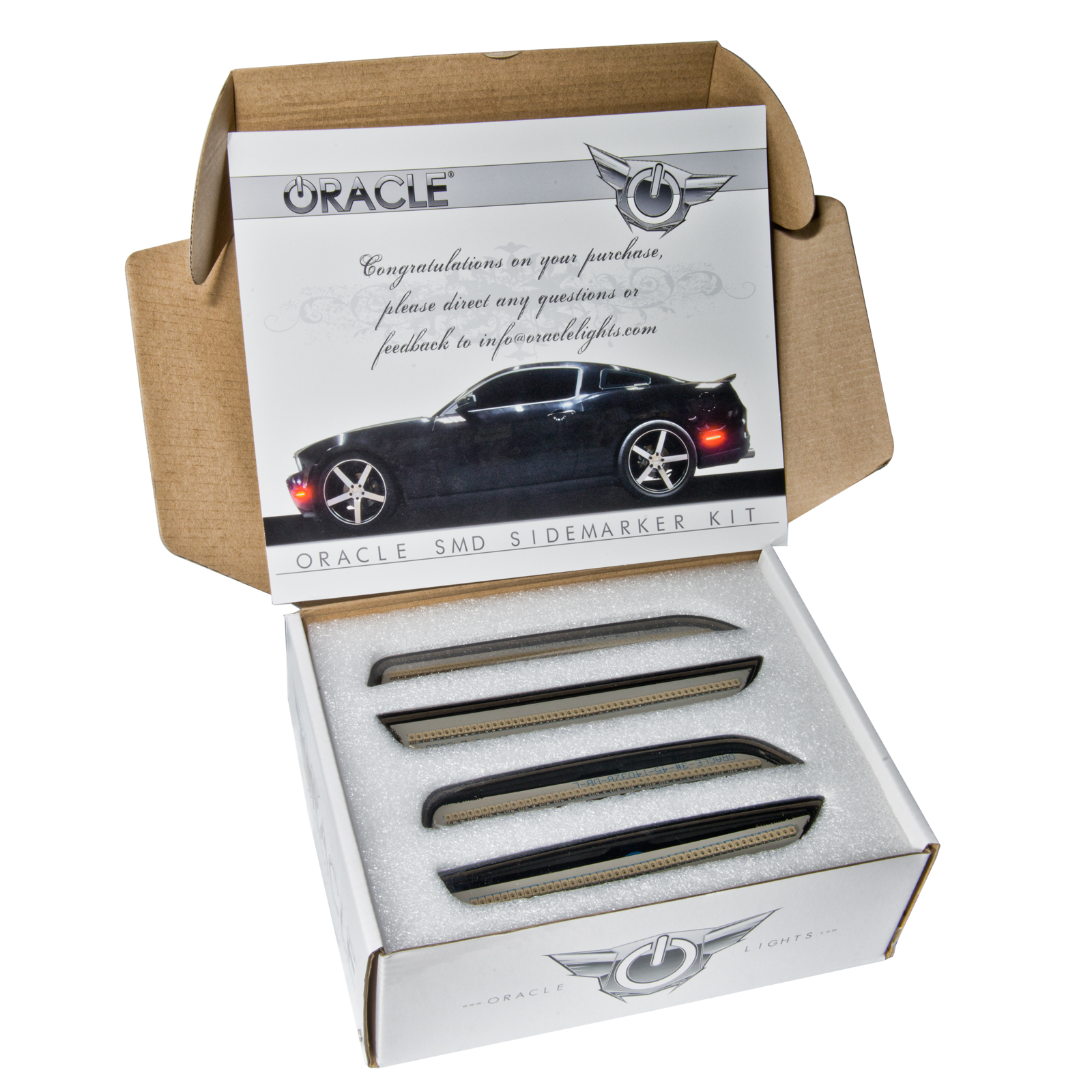 Picture of Oracle Lighting 9700-FL-G Concept Sidemarker Set, Ghosted, Toreador Red Metallic (fl)