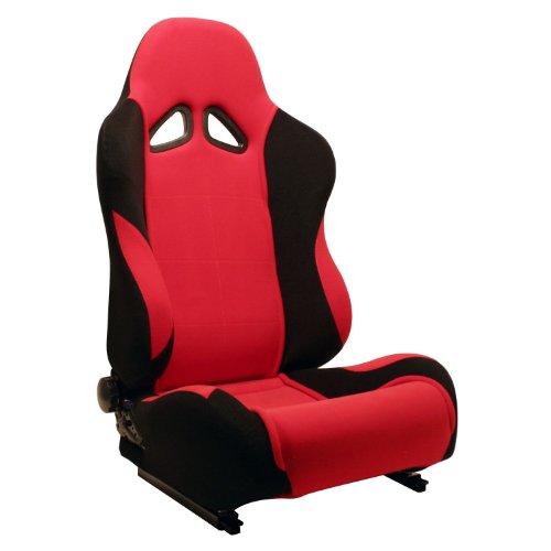 APC 124103 Black and Red Universal Race Seat with Slider Autoplicity
